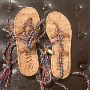 Gently used Sam and Libby sandals size 8